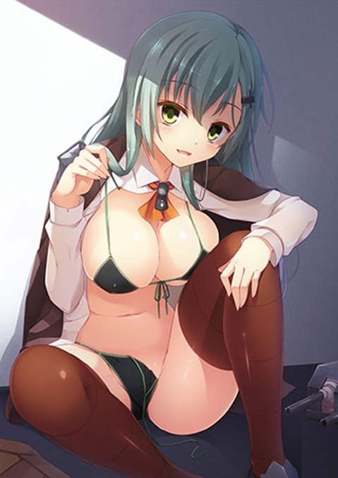 ニーソ・ニーハイを履いた女の子の二次エロ画像④　100枚 72