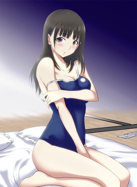 スク水(スクール水着)を着てる可愛い女の子の二次エロ画像⑤　100枚 74