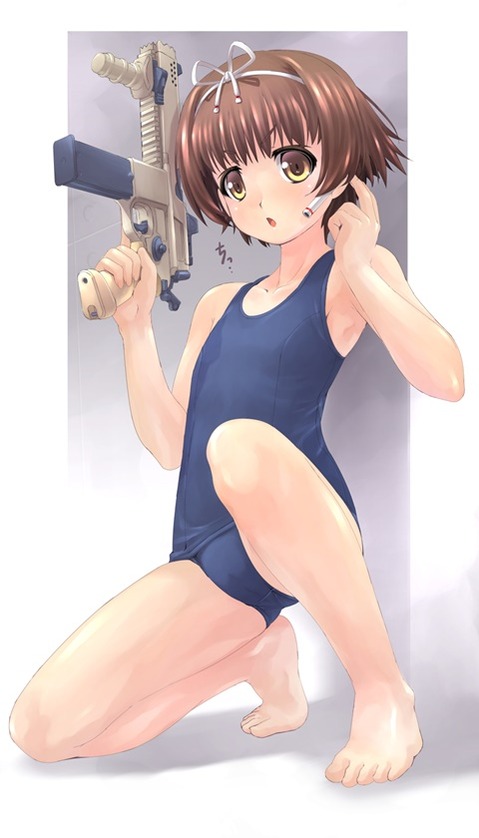 スク水(スクール水着)を着てる可愛い女の子の二次エロ画像⑤　100枚 71