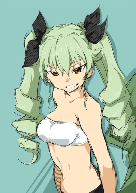 【ガルパン】アンチョビ(安斎千代美)の二次エロ画像　50枚【ガールズ＆パンツァー】 33