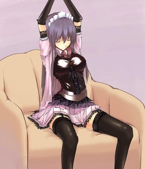 ニーソ・ニーハイを履いた女の子の二次エロ画像①　100枚 50
