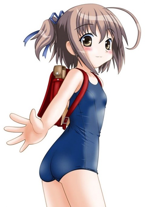 スク水(スクール水着)を着てる可愛い女の子の二次エロ画像④　100枚 46