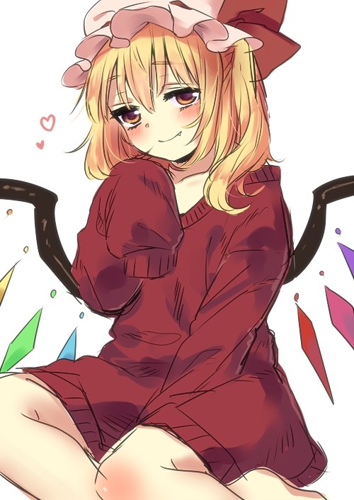 【二次エロ】【東方】フランドール・スカーレットちゃんのセクシャルパンティー丸見えで可愛く恥じらう乙女チックな画像まとめｗｗｗ１ 5