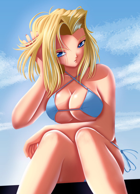 【ドラゴンボール】18号の二次エロ画像②　90枚【DRAGON BALL】 22