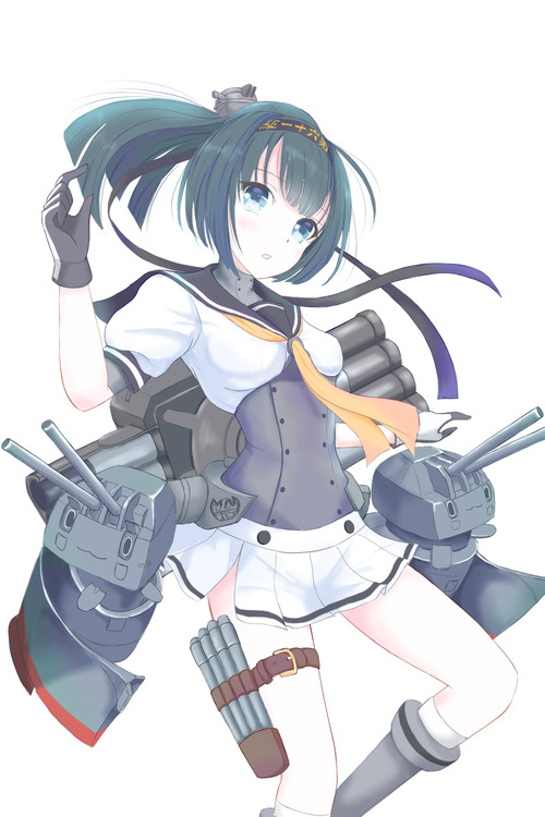 【非エロ】【二次】【艦これ】駆逐艦、秋月（あきづき）の制服コスチューム画像がみたい！ 16