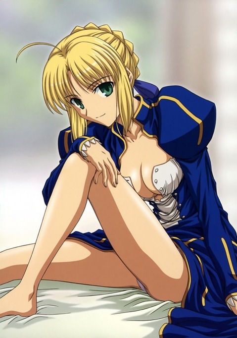 【Fate】セイバーの二次エロ画④　100枚 99