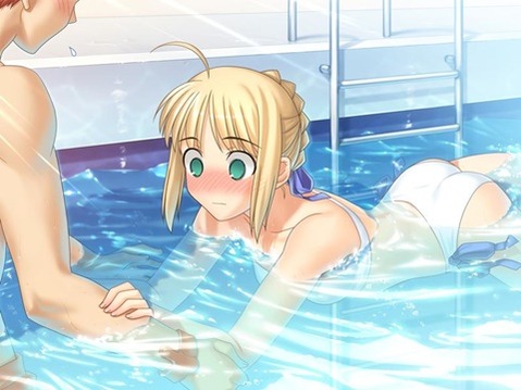 【Fate】セイバーの二次エロ画②　100枚 74