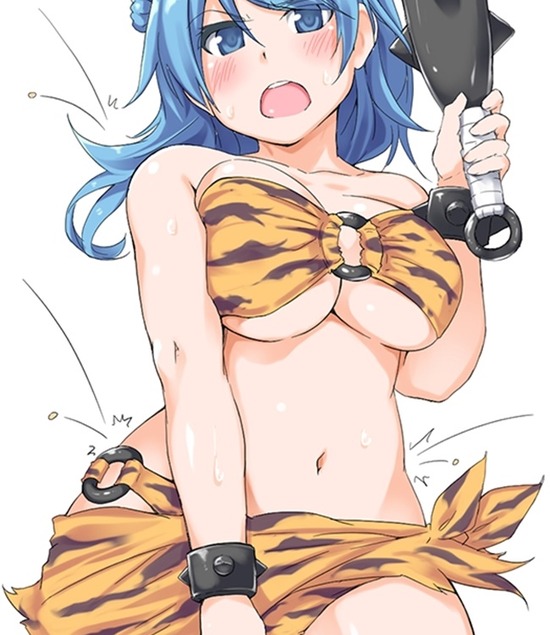 【二次エロ】虎柄のビキニを着ている可愛い女の子たちのエロ画像がみたい！① 18