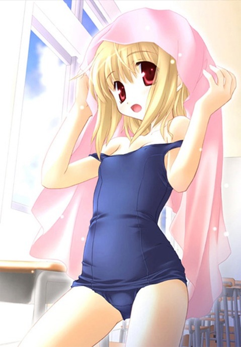 スク水(スクール水着)を着てる可愛い女の子の二次エロ画像④　100枚 21