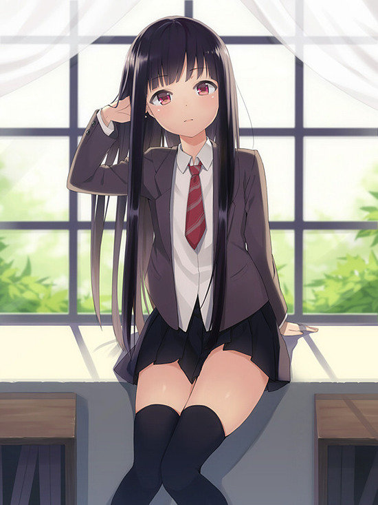 【二次】【非エロ】美少女の可愛くてお似合いな制服姿にキュンとしちゃう画像がみたい！ 8