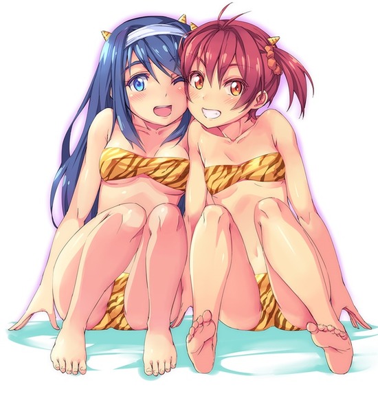 【二次エロ】虎柄のビキニを着ている可愛い女の子たちのエロ画像がみたい！② 2