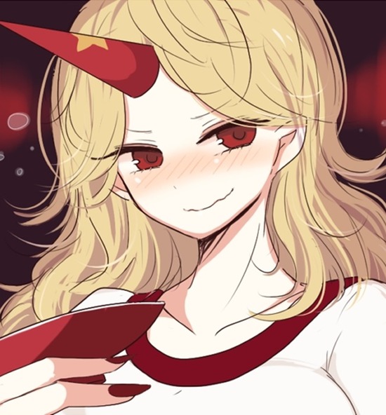 【二次エロ】【東方Project】角が生えた二次キャラ、星熊勇儀姐さんの爆乳オッパイにハマりそうな画像がみたい！② 1