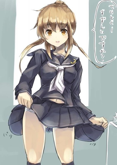 【艦これ】文月の二次エロ画像　90枚【艦隊これくしょん】 37