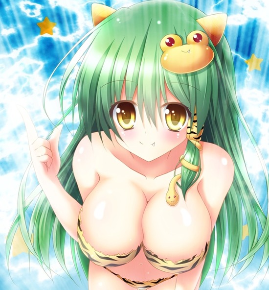 【二次エロ】虎柄のビキニを着ている可愛い女の子たちのエロ画像がみたい！② 16