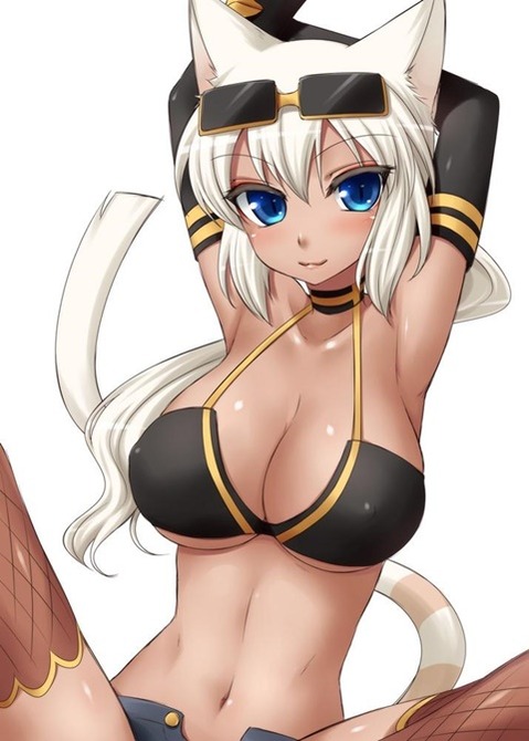 褐色肌がセクシーな女の子の二次エロ画像④　100枚 94