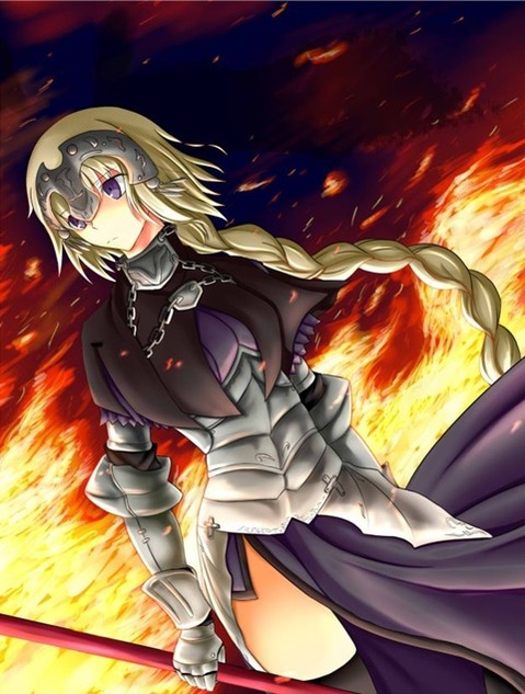 【Fate】ジャンヌ・ダルクの二次エロ画①　100枚 90