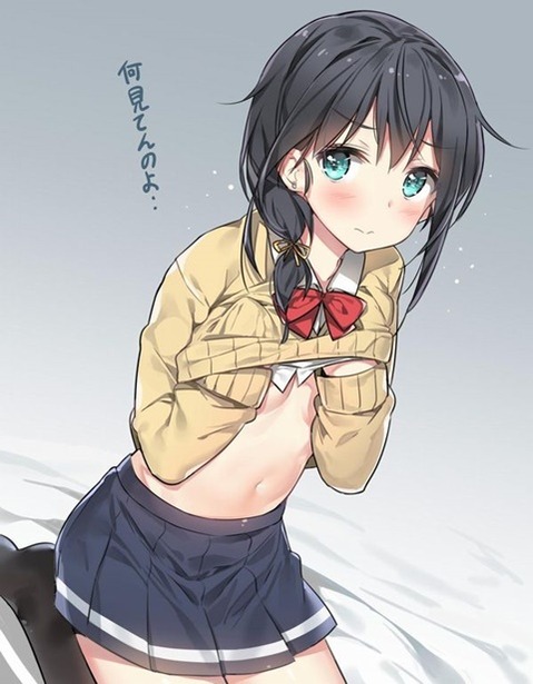 貧乳・微乳・ちっぱいな女の子の二次エロ画像㉑　25枚 24