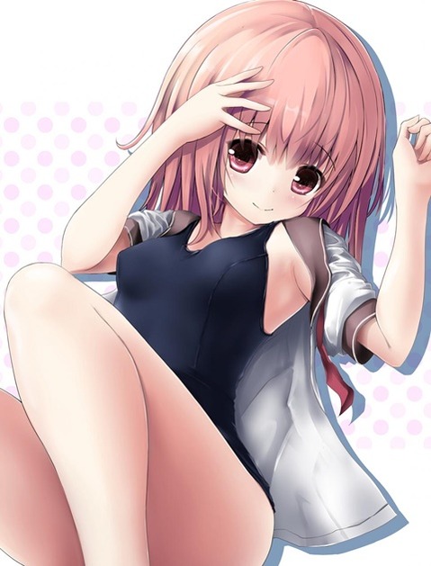 スク水(スクール水着)を着てる可愛い女の子の二次エロ画像③　100枚 64