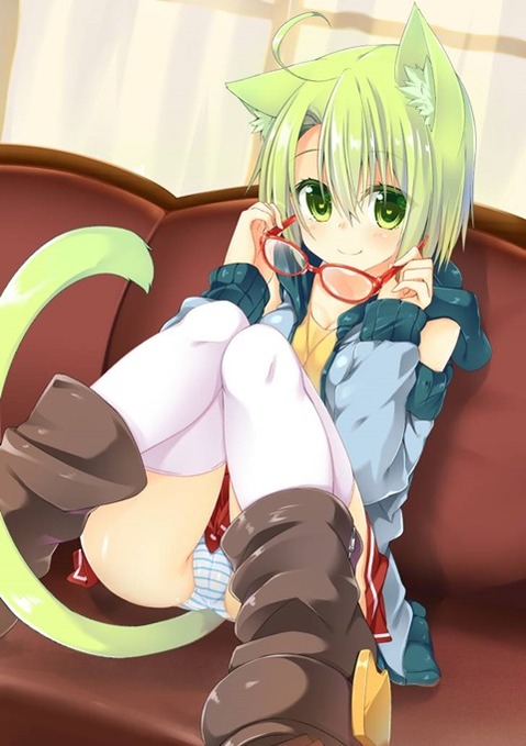 猫耳が可愛い女の子の二次エロ画像①　100枚 69