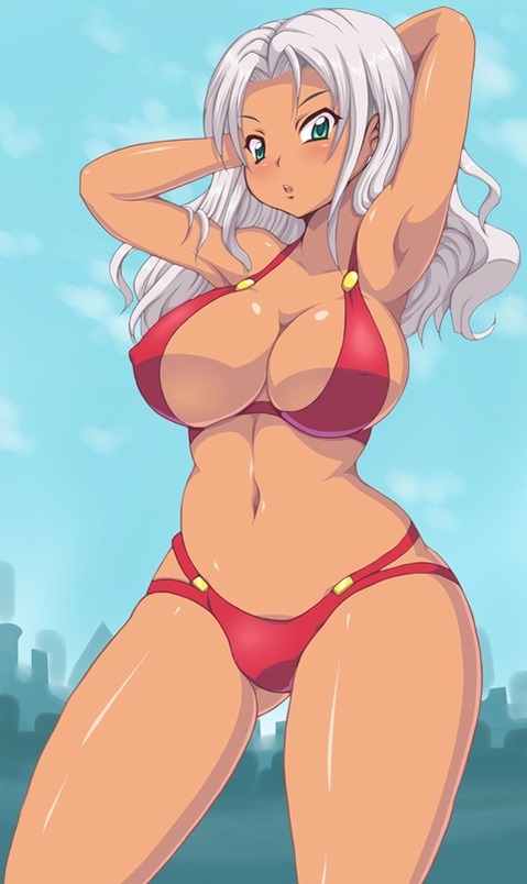 褐色肌がセクシーな女の子の二次エロ画像②　100枚 67