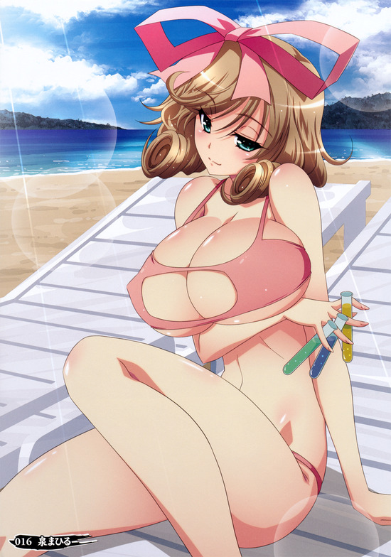 【非エロ】ロリなのに巨乳キャラな女の子のビキニや競泳水着画像がみたい！ 7