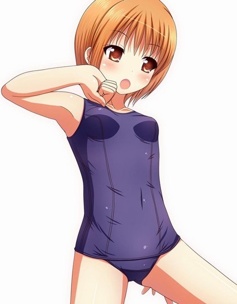スク水(スクール水着)を着てる可愛い女の子の二次エロ画像③　100枚 43