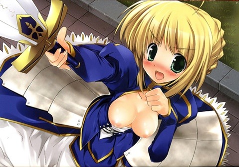 【Fate】セイバーの二次エロ画②　100枚 40