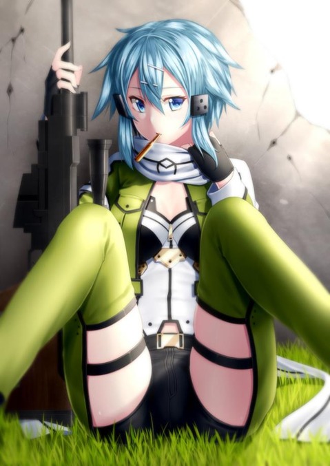 【SAO】シノン(朝田詩乃)のエロ画像　100枚【ソードアート・オンライン】 95