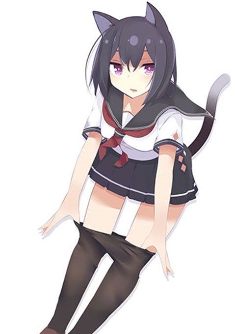 猫耳が可愛い女の子の二次エロ画像①　100枚 84