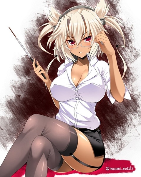 褐色肌がセクシーな女の子の二次エロ画像①　100枚 55