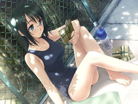 スク水(スクール水着)を着てる可愛い女の子の二次エロ画像④　100枚 23