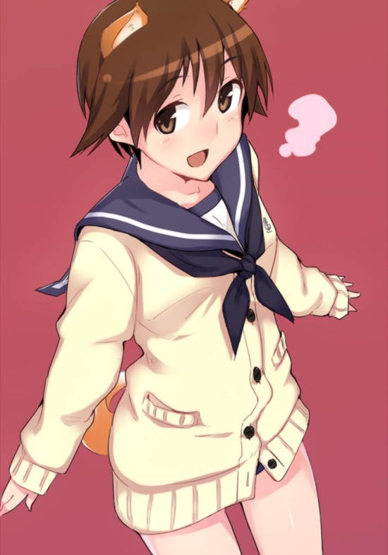 【二次エロ】【ストライクウィッチーズ】ちびっ子キャラ宮藤芳佳ちゃんの可愛い制服画像がみたい！ 13