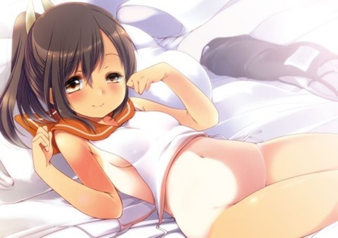 日焼け跡が色っぽい女の子の二次エロ画像①　100枚 7