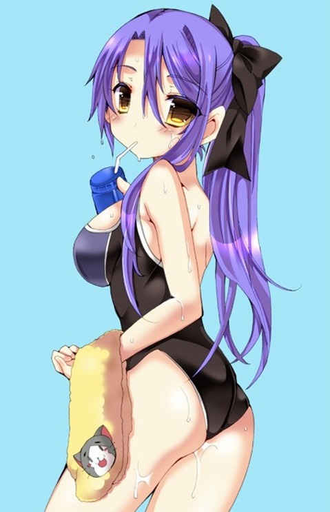 ポニーテールが可愛い女の子の二次エロ画像⑱　25枚 16