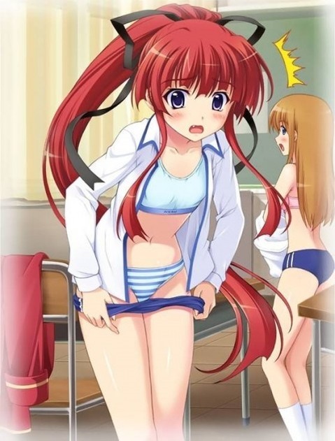 ポニーテールが可愛い女の子の二次エロ画像①　25枚 20