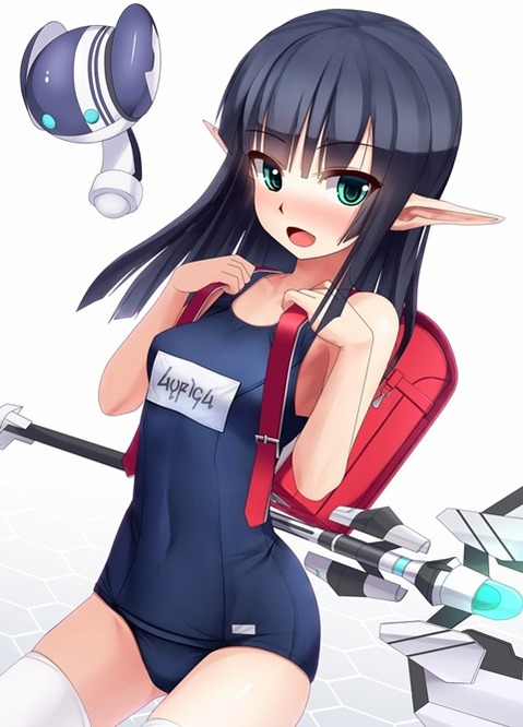 スク水(スクール水着)を着てる可愛い女の子の二次エロ画像①　100枚 66