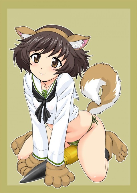 【ガルパン】秋山優花里の二次エロ画像　100枚【ガールズ＆パンツァー】 47