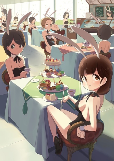 うさ耳が可愛い女の子の二次エロ画像②　100枚 70