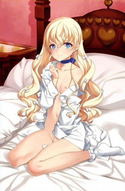 裸にシャツを羽織った女の子の二次エロ画像⑫　25枚 2