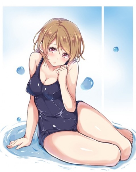 スク水(スクール水着)を着てる可愛い女の子の二次エロ画像③　100枚 3