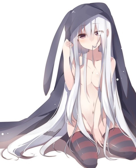 ニーソ・ニーハイを履いた女の子の二次エロ画像②　100枚 69