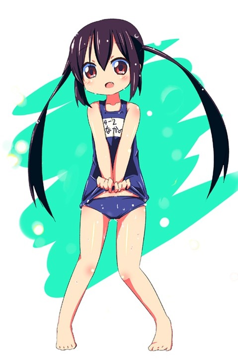 スク水(スクール水着)を着てる可愛い女の子の二次エロ画像②　100枚 6