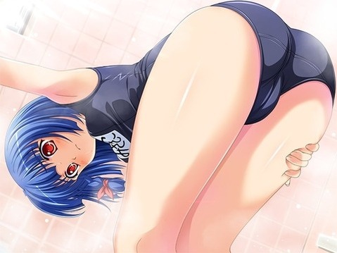 スク水(スクール水着)を着てる可愛い女の子の二次エロ画像④　100枚 36