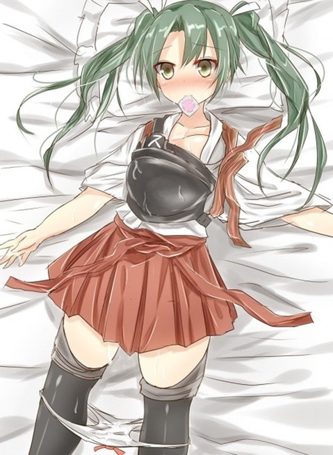 ニーソ・ニーハイを履いた女の子の二次エロ画像⑦　100枚 10