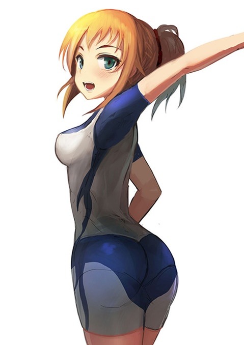 ポニーテールが可愛い女の子の二次エロ画像⑯　25枚 5