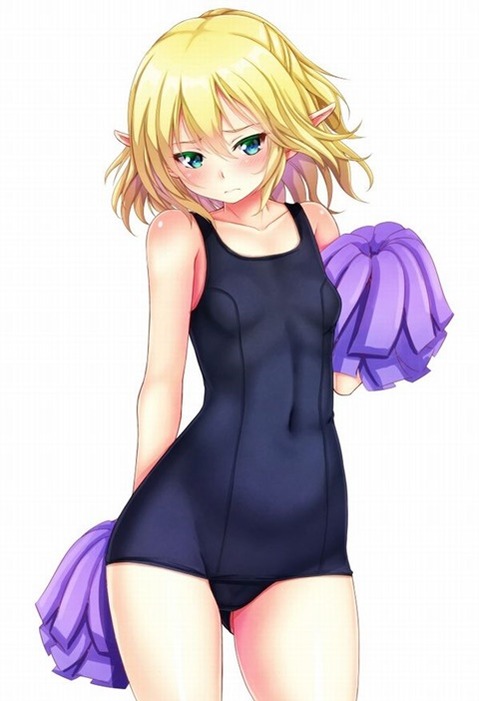 スク水(スクール水着)を着てる可愛い女の子の二次エロ画像⑥　100枚 25