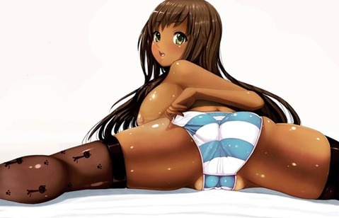 褐色肌がセクシーな女の子の二次エロ画像④　100枚 93