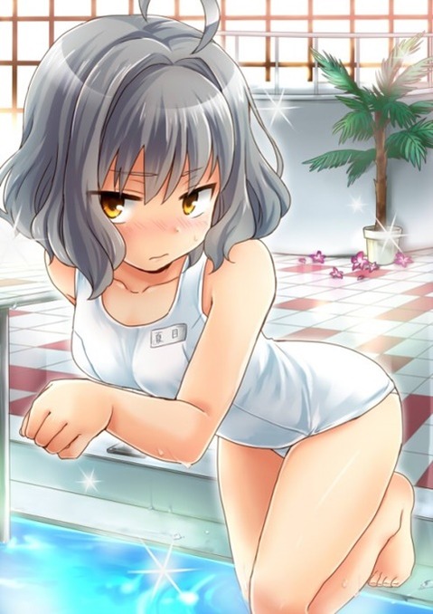 スク水(スクール水着)を着てる可愛い女の子の二次エロ画像①　100枚 9