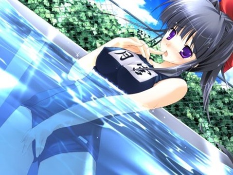 スク水(スクール水着)を着てる可愛い女の子の二次エロ画像③　100枚 48