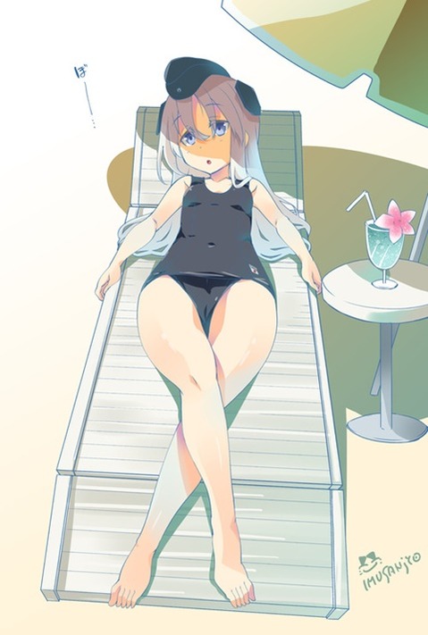 【艦これ】U-511(ゆーちゃん)の二次エロ画像　100枚【艦隊これくしょん】 99